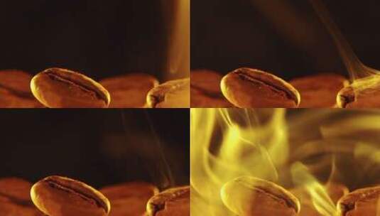 烘培咖啡豆高清在线视频素材下载