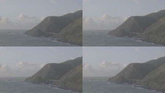美国加利福尼亚太平洋一号公路XT3拍摄高清在线视频素材下载