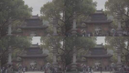 【空镜】4K江南建筑-无锡锡惠公园-惠山古镇高清在线视频素材下载