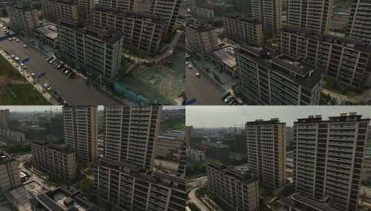 扬州城市发展楼盘「航拍分镜10」20220809高清在线视频素材下载