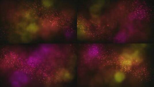 金色红色粒子宇宙空间背景元素高清在线视频素材下载