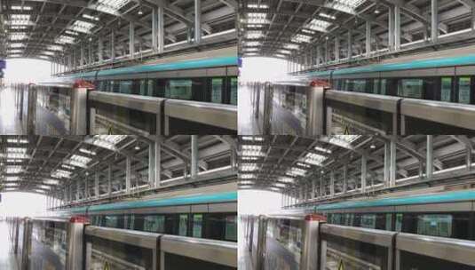 天津地铁三号线出站高清在线视频素材下载