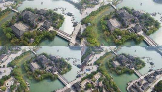 江苏省常州市春秋淹城旅游区高清在线视频素材下载