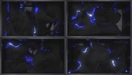 抽象粒子流动 墙体投影 LED屏幕素材高清在线视频素材下载