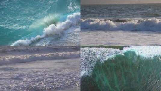 巨大的海浪高清在线视频素材下载