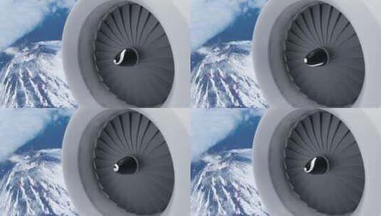 飞机引擎视频素材高清在线视频素材下载