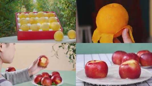 新鲜桃子合集高清在线视频素材下载