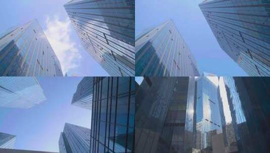 航拍风光高清城市高楼大厦高清在线视频素材下载