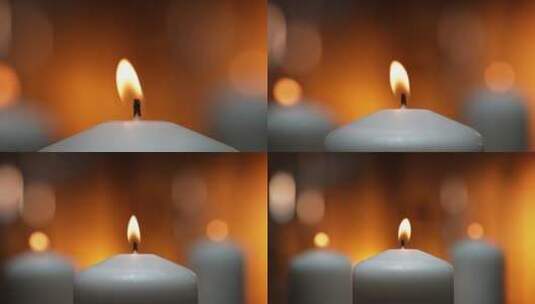 蜡烛燃烧慢动作高清在线视频素材下载