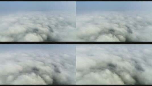高空鸟瞰云层高清在线视频素材下载