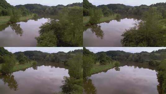 宁静的美丽之河高清在线视频素材下载