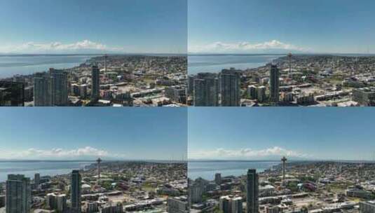 航拍城市风光高清在线视频素材下载