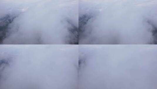 天空云海云层航拍穿云高清在线视频素材下载