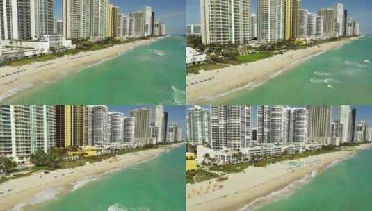 空中海岸之旅阳光岛海滩FL高清在线视频素材下载