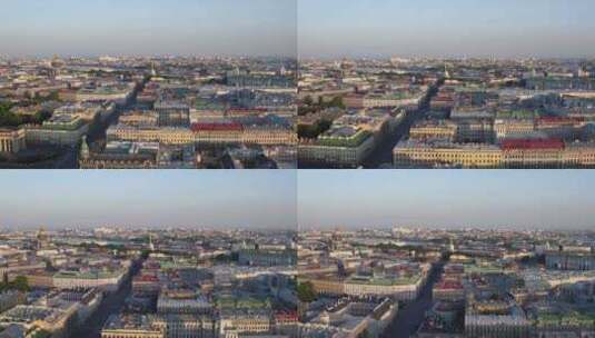 圣彼得堡天线71。屋顶。高清在线视频素材下载