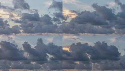 乌云密布黑云压城乌云笼罩延时摄影高清在线视频素材下载