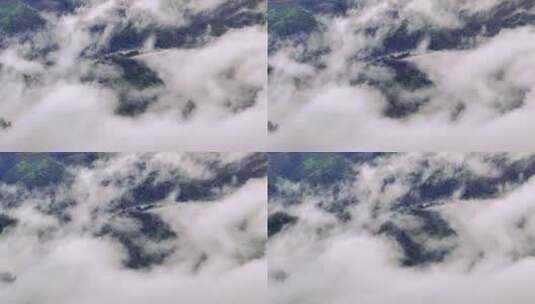 【4K超清】航拍广西龙脊梯田云雾空镜高清在线视频素材下载