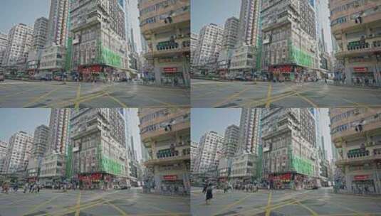香港油尖旺区上海街高清在线视频素材下载