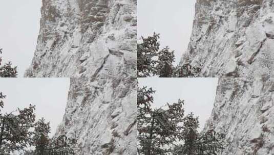 贺兰山金顶雪景视频 (5)高清在线视频素材下载