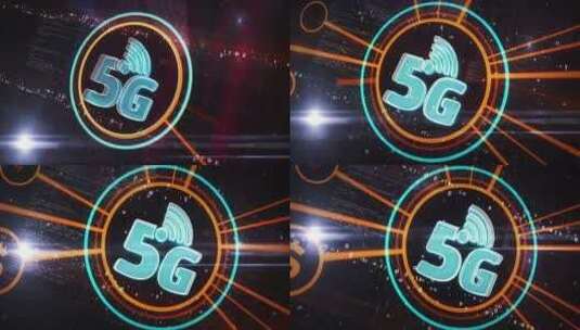 5G移动网络技术符号3d数字概念高清在线视频素材下载