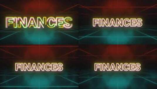 财务动画复古背景高清在线视频素材下载