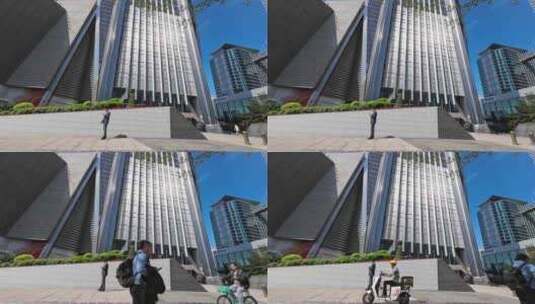 深圳CBD繁华  平安大厦高清在线视频素材下载