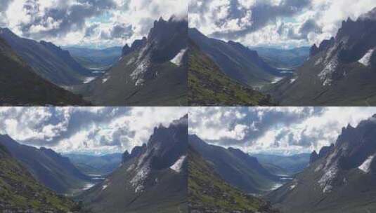 延时川西旅游莲宝叶则山谷云海自然风景高清在线视频素材下载