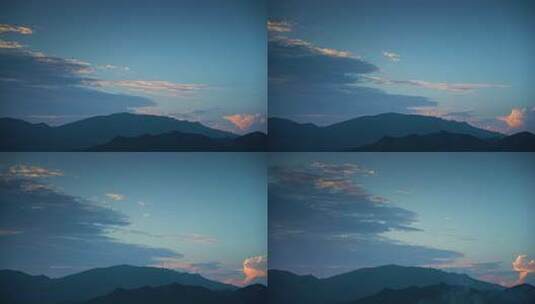 夕阳 晚霞 天空 治愈系 黄昏 唯美高清在线视频素材下载