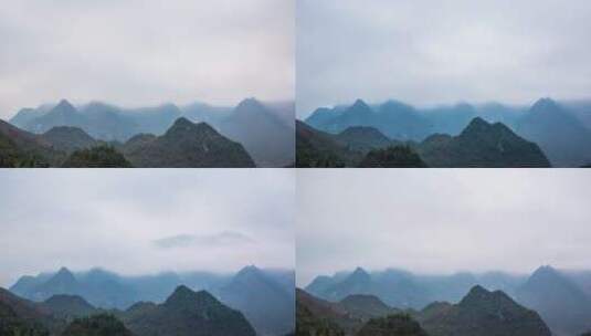 贵州六盘水延时摄影高清在线视频素材下载