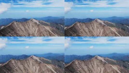 陕西太白山壮丽景色高清在线视频素材下载