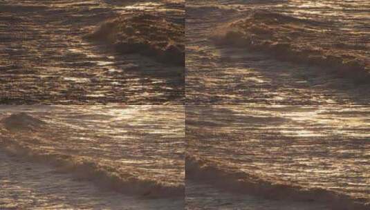 冬天的海浪高清在线视频素材下载