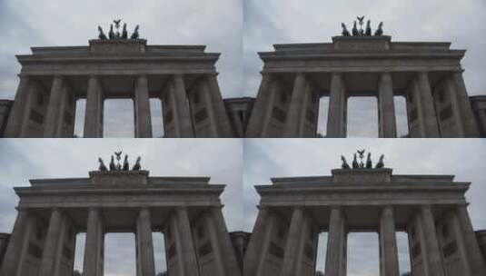 德国国会大厦的特写镜头高清在线视频素材下载