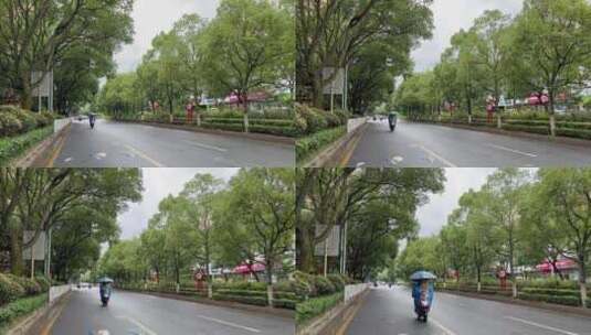 湖南郴州城市街道高清在线视频素材下载