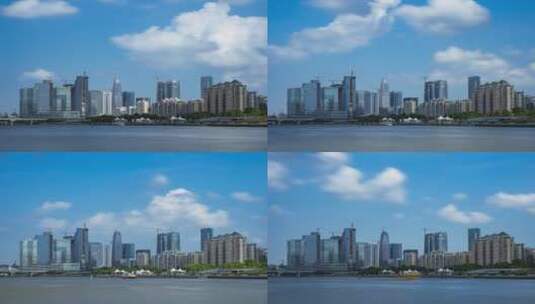 【广州】琶洲金融新区建设高清在线视频素材下载