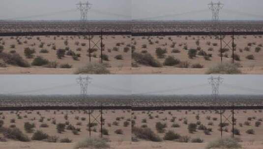 沙漠戈壁中的灌木丛高清在线视频素材下载