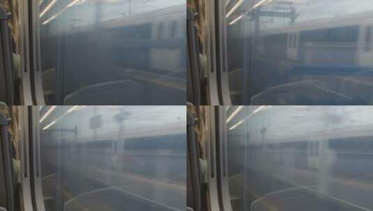 行驶中的的火车高清在线视频素材下载