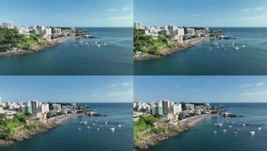 海滨城市高清在线视频素材下载