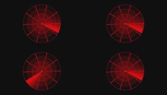 雷达扫描高清在线视频素材下载