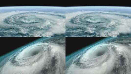 台风涡旋高清在线视频素材下载