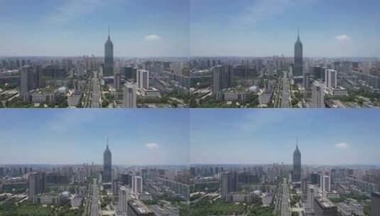 江苏常州城市宣传风光地标建筑航拍高清在线视频素材下载