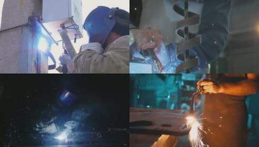 【合集】焊接 维修 工人高清在线视频素材下载