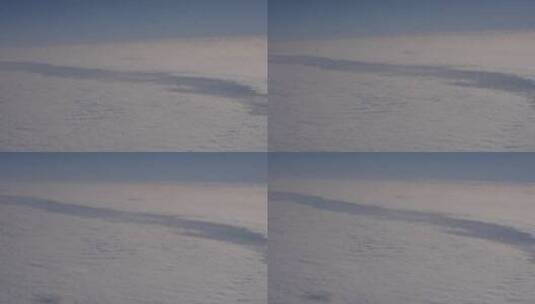 飞机上航拍云海高清在线视频素材下载