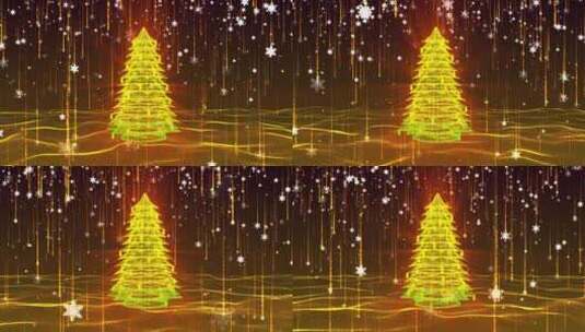 圣诞节背景和圣诞树高清在线视频素材下载