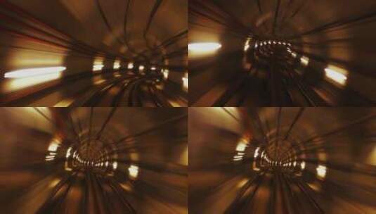 隧道时光隧道科技隧道高铁通道高清在线视频素材下载