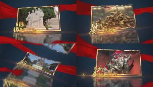 八一建军节节日图文宣传AE模板高清AE视频素材下载
