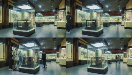 博物馆展厅高清在线视频素材下载