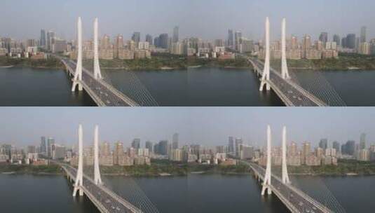 航拍广东惠州合生大桥高清在线视频素材下载