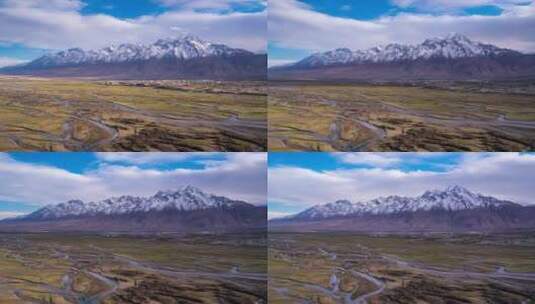 新疆帕米尔高原光影延时摄影高清在线视频素材下载