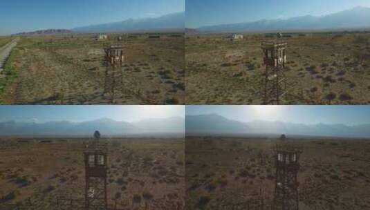 拍摄莫哈韦沙漠景观高清在线视频素材下载
