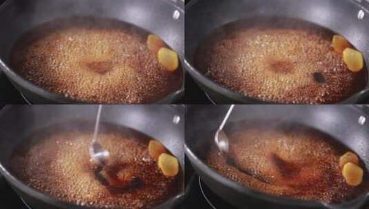 调制扣肉料汁红烧料汁高清在线视频素材下载